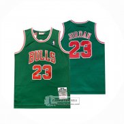 Camiseta Chicago Bulls Michael Jordan NO 23 Mitchell & Ness 1997-98 Verde