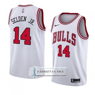 Camiseta Chicago Bulls Wayne Selden Jr. Association 2018 Blanco