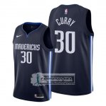 Camiseta Dallas Mavericks Seth Curry Statement Azul2