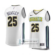 Camiseta Denver Nuggets Malik Beasley Association 2017-18 Blanco