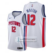 Camiseta Detroit Pistons Derrick Walton Association 2019-20 Blanco