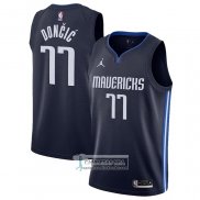 Camiseta Doncic Mavericks Luka Doncic Statement 2020 Azul