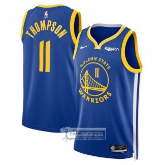 Camiseta Golden State Warriors Klay Thompson NO 11 Icon 2022-23 Azul