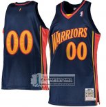 Camiseta Golden State Warriors Personalizada Hardwood Classics 2009-10 Azul