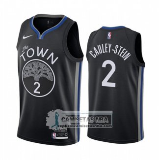 Camiseta Golden State Warriors Willie Cauley-Stein Ciudad Negro