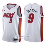 Camiseta Heat Kelly Olynyk Association 2017-18 Blanco