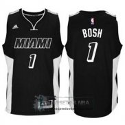 Camiseta Heats Bosh Negro Blanco