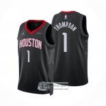 Camiseta Houston Rockets Amen Thompson NO 1 Statement 2025-26 Negro