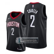 Camiseta Houston Rockets Chris Chiozza Statement Negro