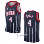 Camiseta Houston Rockets Jalen Green NO 4 Ciudad 2022-23 Negro