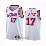 Camiseta Houston Rockets Tari Eason NO 17 Ciudad 2023-24 Blanco