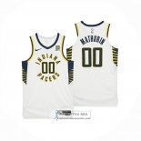 Camiseta Indiana Pacers Bennedict Mathurin NO 00 Association 2025-26 Blanco