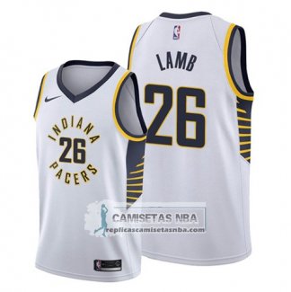 Camiseta Indiana Pacers Jeremy Lamb Association Blanco