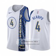 Camiseta Indiana Pacers Victor Oladipo Ciudad Blanco