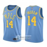 Camiseta Lakers Brandon Ingram Classic 2017-18 Azul