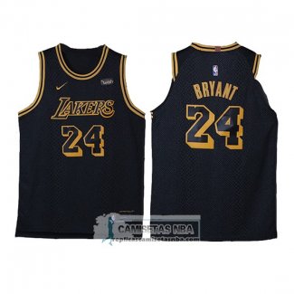 Camiseta Lakers Bryant Ciudad Negro