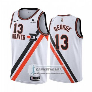 Camiseta Los Angeles Clippers Paul George Classic 2019-20 Blanco