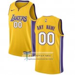 Camiseta Los Angeles Lakers Personalizada 2017-18 Amarillo