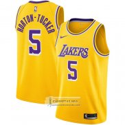Camiseta Los Angeles Lakers Talen Horton-Tucker Icon 2020-21 Amarillo