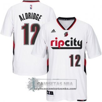 Camiseta Manga Corta Blazers Aldridge Blanco