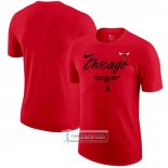 Camiseta Manga Corta Chicago Bulls Rojo