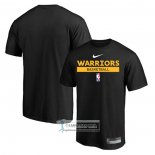 Camiseta Manga Corta Golden State Warriors Practice Performance 2022-23 Negro