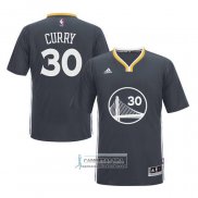 Camiseta Manga Corta Golden State Warriors Stephen Curry NO 30 Negro