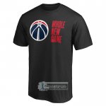 Camiseta Manga Corta Washington Wizards Whole New Game Negro