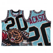 Camiseta Memphis Grizzlies Josh Jackson Mitchell & Ness Big Face Verde