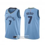 Camiseta Memphis Grizzlies Justin Holiday Statement Azul