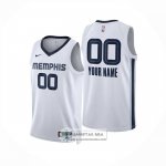 Camiseta Memphis Grizzlies Personalizada Association 2024-25 Blanco