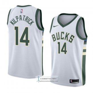 Camiseta Milwaukee Bucks Sean Kilpatrick Association 2018 Blanco