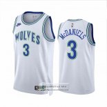 Camiseta Minnesota Timberwolves Jaden Mcdaniels NO 3 Classic 2023-24 Blanco