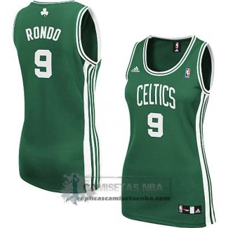 Camiseta Mujer Celtics Romdo Verde