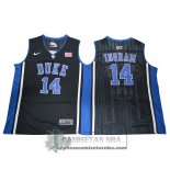 Camiseta NCAA Duke Blue Devils Brandon Ingram Negro