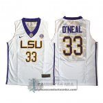 Camiseta NCAA LSU Tigers O'Neal Blanco