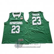 Camiseta NCAA Michigan State Spartans Draymond Green Verde