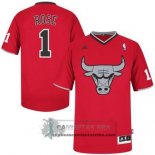 Camiseta Navidad Bulls Rose 2013 Rojo