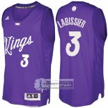 Camiseta Navidad Kings Skal Labissiere 2016 Purpura