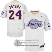 Camiseta Navidad Lakers Bryant 2013 Blanco