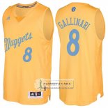 Camiseta Navidad Nuggets Danilo Gallinari 2016 Dolado