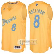 Camiseta Navidad Nuggets Danilo Gallinari 2016 Dolado