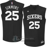 Camiseta Negro Moda 76ers Simmons Negro