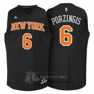 Camiseta Negro Moda Knicks Porzingis Negro