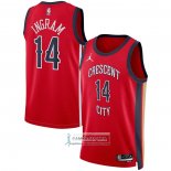 Camiseta New Orleans Pelicans Brandon Ingram NO 14 Statement 2023-24 Rojo