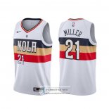 Camiseta New Orleans Pelicans Darius Miller Earned Blanco
