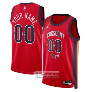 Camiseta New Orleans Pelicans Personalizada Statement 2023-24 Rojo