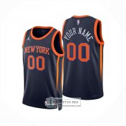 Camiseta New York Knicks Personalizada Statement 2024-25 Negro