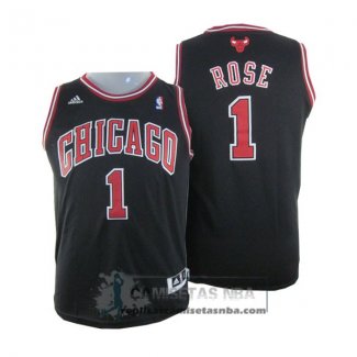 Camiseta Nino Bulls Rose Negro