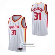 Camiseta Nino Houston Rockets Bogdan Bogdanovic NO 31 Association 2026-27 Blanco